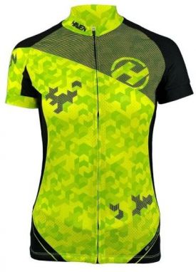 HAVEN SINGLETRAIL NEO WOMEN Dámsky cyklistický dres, reflexný neón, veľkosť