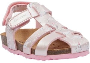 Geox B SANDAL CHALKI Dievčenské sandálky, ružová, veľkosť