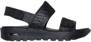 Skechers ARCH FIT FOOTSTEPS Dámske sandále, čierna, veľkosť