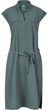 Hannah SHAY Dámske šaty košeľového typu, tmavo zelená, veľkosť