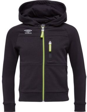 Umbro FLETCHER Chlapčenská mikina, čierna, veľkosť 128-134