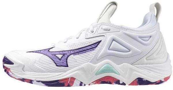 Mizuno WAVE MOMENTUM 3 W Dámska volejbalová obuv, biela, veľkosť 40