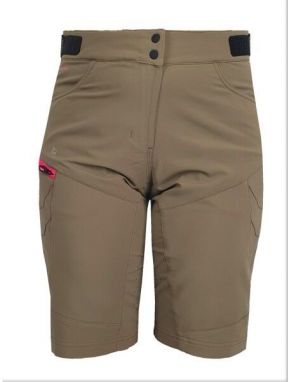 HAVEN FACTORY AIR WMS Dámske cyklistické kraťasy, khaki, veľkosť