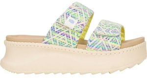 HEY DUDE DELRAY SLIDE SURF BAJA Dámske šľapky, mix, veľkosť