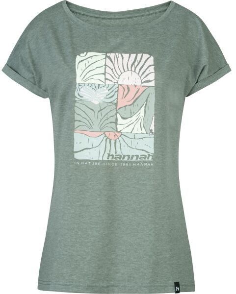 Hannah CHILLI Dámske tričko, svetlo zelená, veľkosť