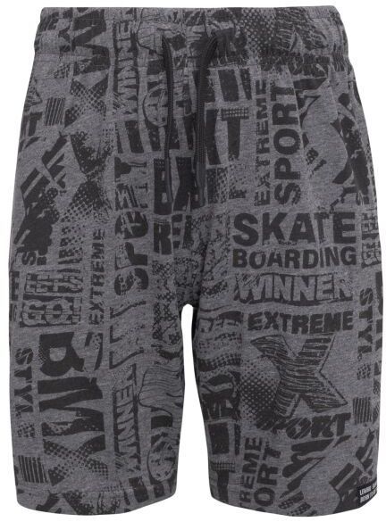 Lewro CHEW Chlapčenské úpletové šortky, tmavě šedá, veľkosť 164-170