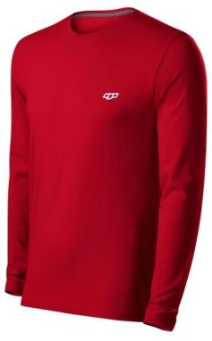 TRIMM BRAVE Pánske tričko s dlhým rukávom, červená, veľkosť