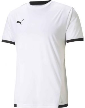 Puma TEAM LIGA JERSEY Pánske futbalové tričko, biela, veľkosť XXXL