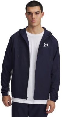 Under Armour RIVAL WOVEN WINDBREAKER Pánska bunda, modrá, veľkosť S