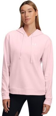 Under Armour RIVAL TERRY HOODIE Dámska mikina, ružová, veľkosť L