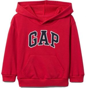 GAP V-FRCH LOGO Chlapčenská mikina, červená, veľkosť 3Y