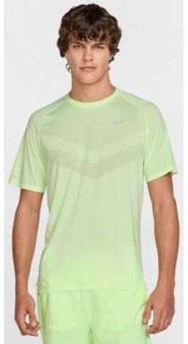 Nike STRIDE Pánske bežecké tričko, reflexný neón, veľkosť