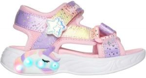 Skechers UNICORN DREAMS - MAJESTIC BLISS Dievčenské sandále, ružová, veľkosť