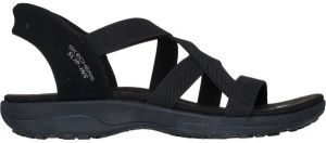Skechers REGGAE SLIM - STRETCH FLEX Dámske sandále, čierna, veľkosť