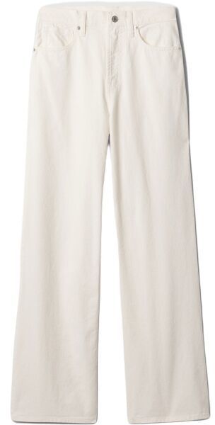 GAP V-HR WIDE LEG Dámske džínsy, biela, veľkosť