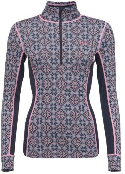 KARI TRAA ROSE H/Z Dámske merino tričko, svetlomodrá, veľkosť