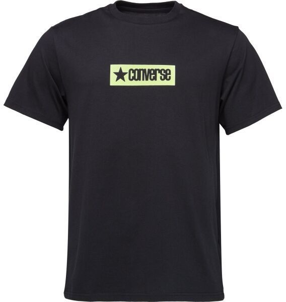 Converse ARCHIVE BOX TEE Pánske tričko, čierna, veľkosť