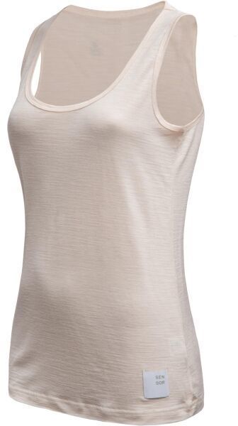 Sensor MERINO LITE Dámske tielko, béžová, veľkosť