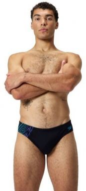 Speedo 7CM TECH PANEL Pánske plavky, čierna, veľkosť