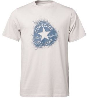 Converse CHUCK DISTORT SPRAY PAINT TEE Pánske tričko, sivá, veľkosť