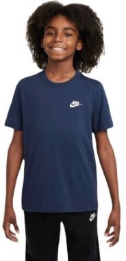 Nike SPORTSWEAR Detské tričko, tmavo modrá, veľkosť