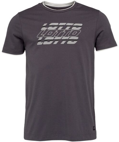 Lotto LOGO IV TEE Pánske tričko, tmavo sivá, veľkosť