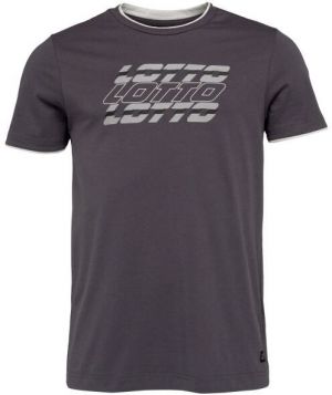 Lotto LOGO IV TEE Pánske tričko, tmavo sivá, veľkosť