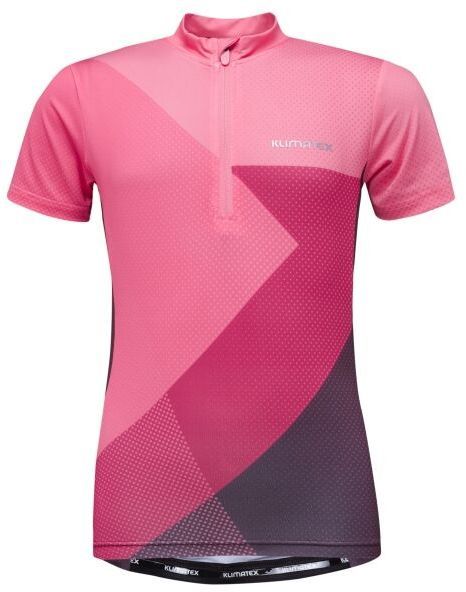 Klimatex ENZO Detský cyklodres s krátkym rukávom, ružová, veľkosť