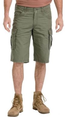 BUSHMAN ERWEE Pánske krátke nohavice, khaki, veľkosť