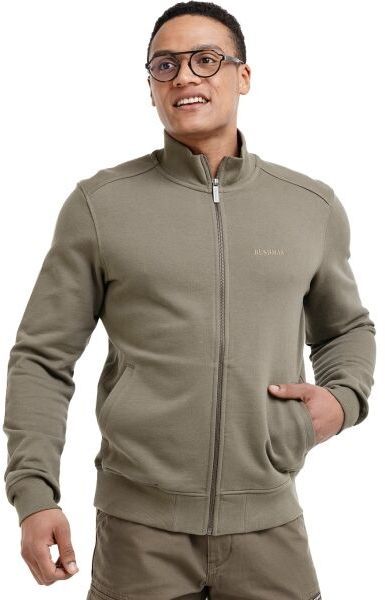 BUSHMAN TORESS Pánska mikina, khaki, veľkosť