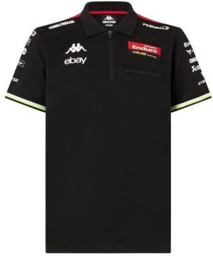 Kappa ACRIZ VR46 Pánska polokošeľa, čierna, veľkosť