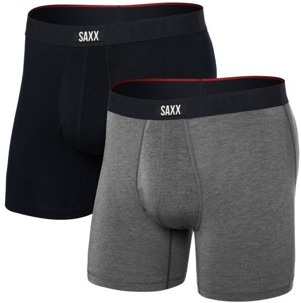SAXX VIBE EXTRA SUPER SOFT 2PK Pánske boxerky, sivá, veľkosť
