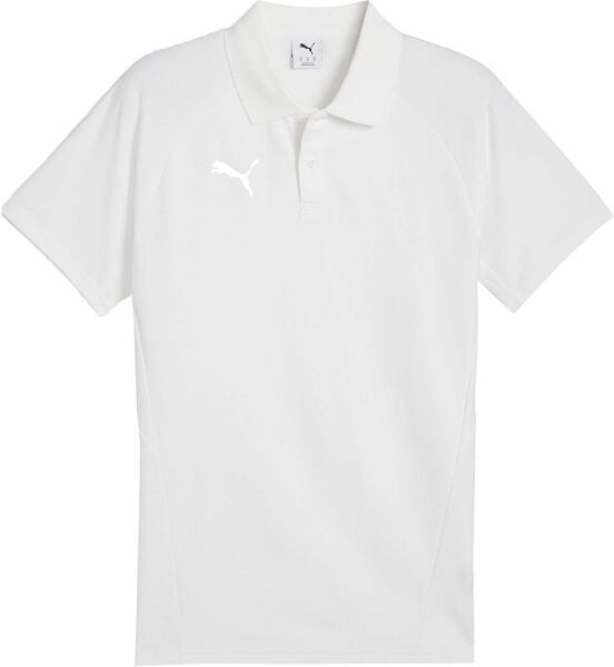 Puma TEAMEVOSTRIPE POLO Pánske polo tričko, biela, veľkosť