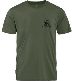 Horsefeathers RECKLESS TECH Pánske tričko, khaki, veľkosť