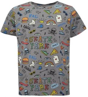 Lewro ZAC Chlapčenské tričko, sivá, veľkosť 152-158