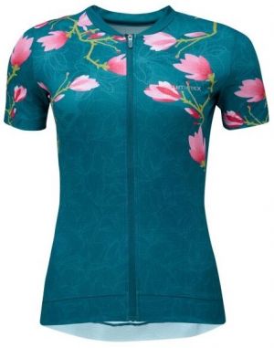 Klimatex LIZZI Dámsky cyklistický dres s krátkym rukávom, tmavo modrá, veľkosť