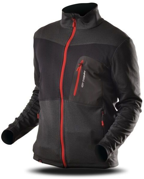 TRIMM MICRON Pánska mikina, tmavo sivá, veľkosť XXXL
