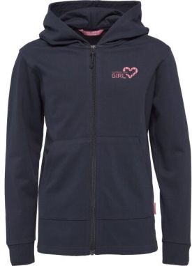 Lewro PADILLA Dievčenská mikina s kapucňou, tmavo modrá, veľkosť 152-158