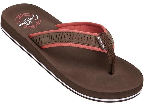 Cool ARIA Dámske žabky, hnedá, veľkosť