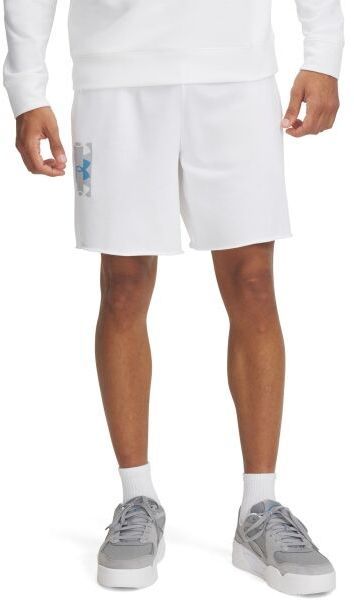 Under Armour RIVAL TERRY LOGO Pánske kaťasy, biela, veľkosť L