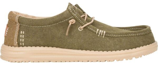 HEY DUDE WALLY WORKWEAR Pánska voľnočasová obuv, khaki, veľkosť