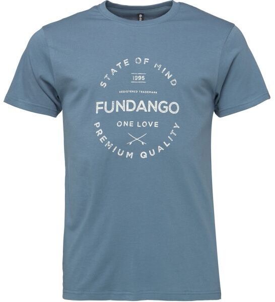 FUNDANGO BASIC Pánske tričko, modrá, veľkosť