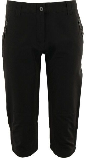 ALPINE PRO ULINA Dámske 3/4 nohavice, čierna, veľkosť