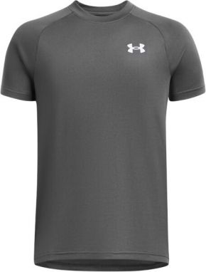 Under Armour TECH 2.0 Chlapčenské športové tričko, tmavo sivá, veľkosť XS