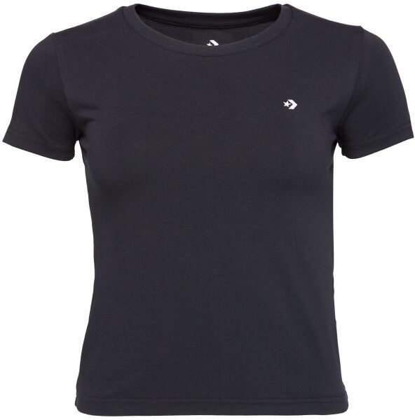 Converse SLIM JERSEY Dámske tričko, čierna, veľkosť