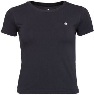 Converse SLIM JERSEY Dámske tričko, čierna, veľkosť