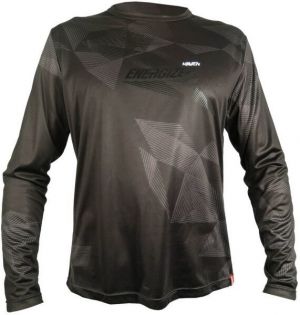 HAVEN ENERGIZER CRAZY LONG Pánsky voľný cyklistický dres, čierna, veľkosť