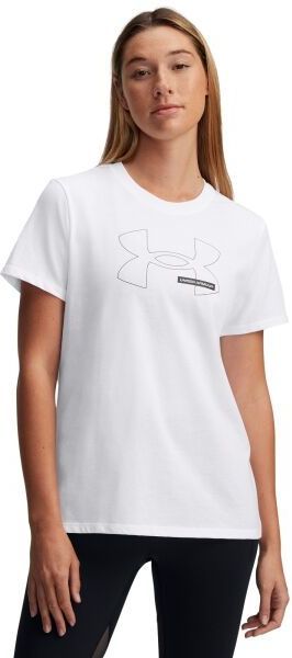 Under Armour RIVAL OUTLINE Dámske tričko, biela, veľkosť M