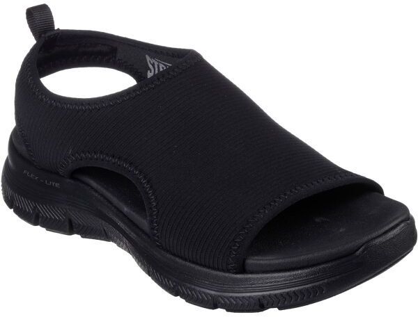 Skechers FLEX APPEAL 4.0 - MOON LINES Dámske sandále, čierna, veľkosť