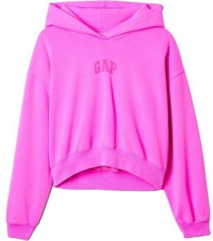 GAP LOGO CROPPED Dámska mikina, ružová, veľkosť